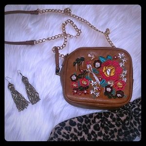 NWT!!! Tan Madison West Cross Body